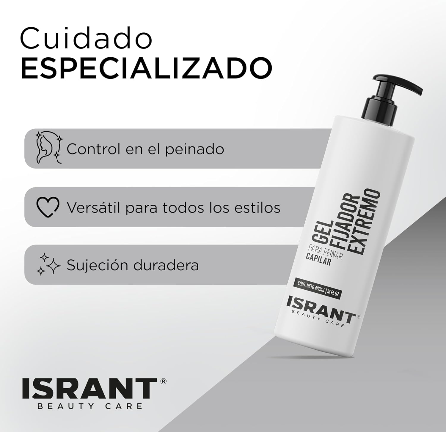 Gel Fijador Argán Extra Fijación ISRANT®