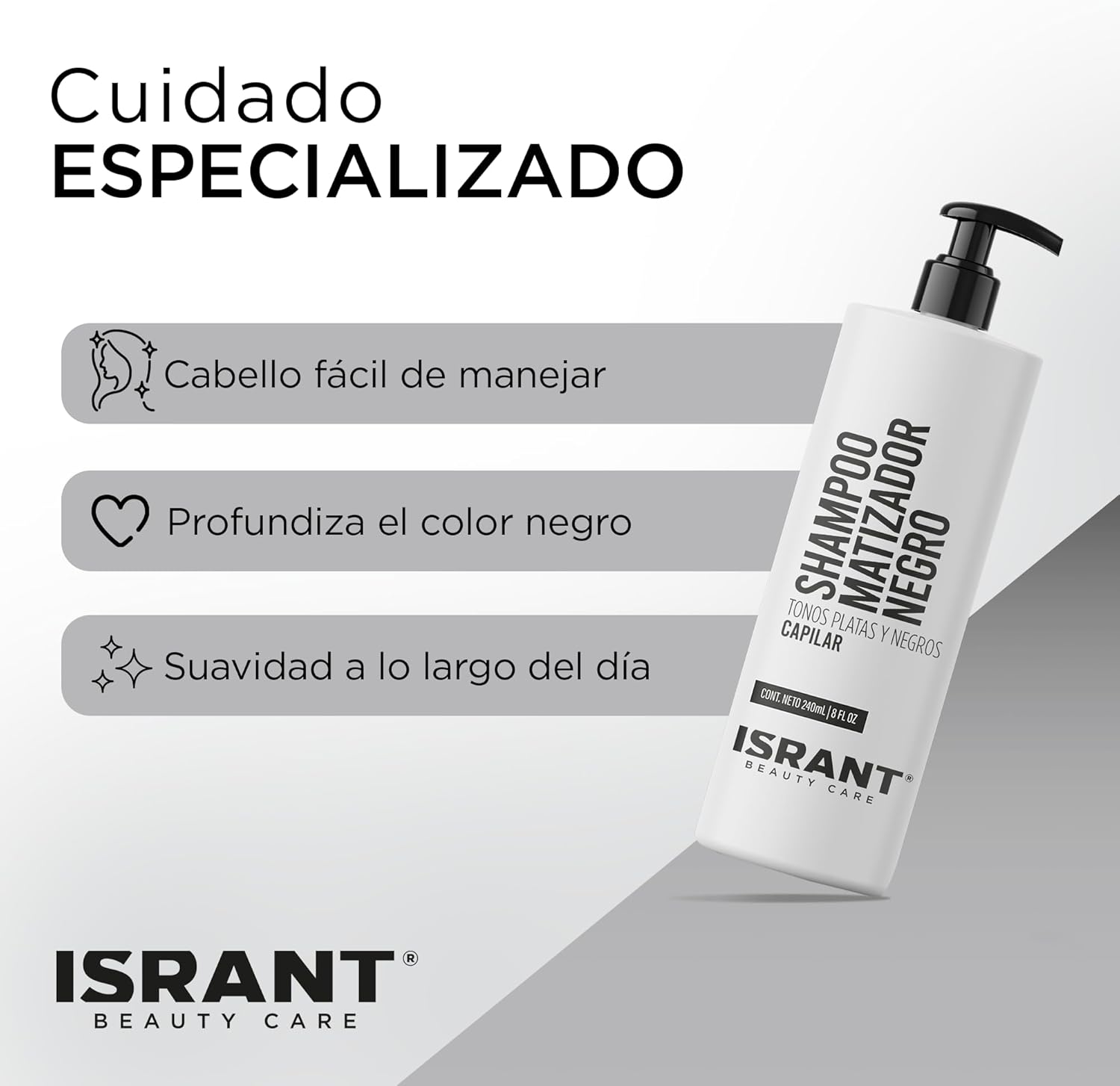 Shampoo Matizador Negro ISRANT®