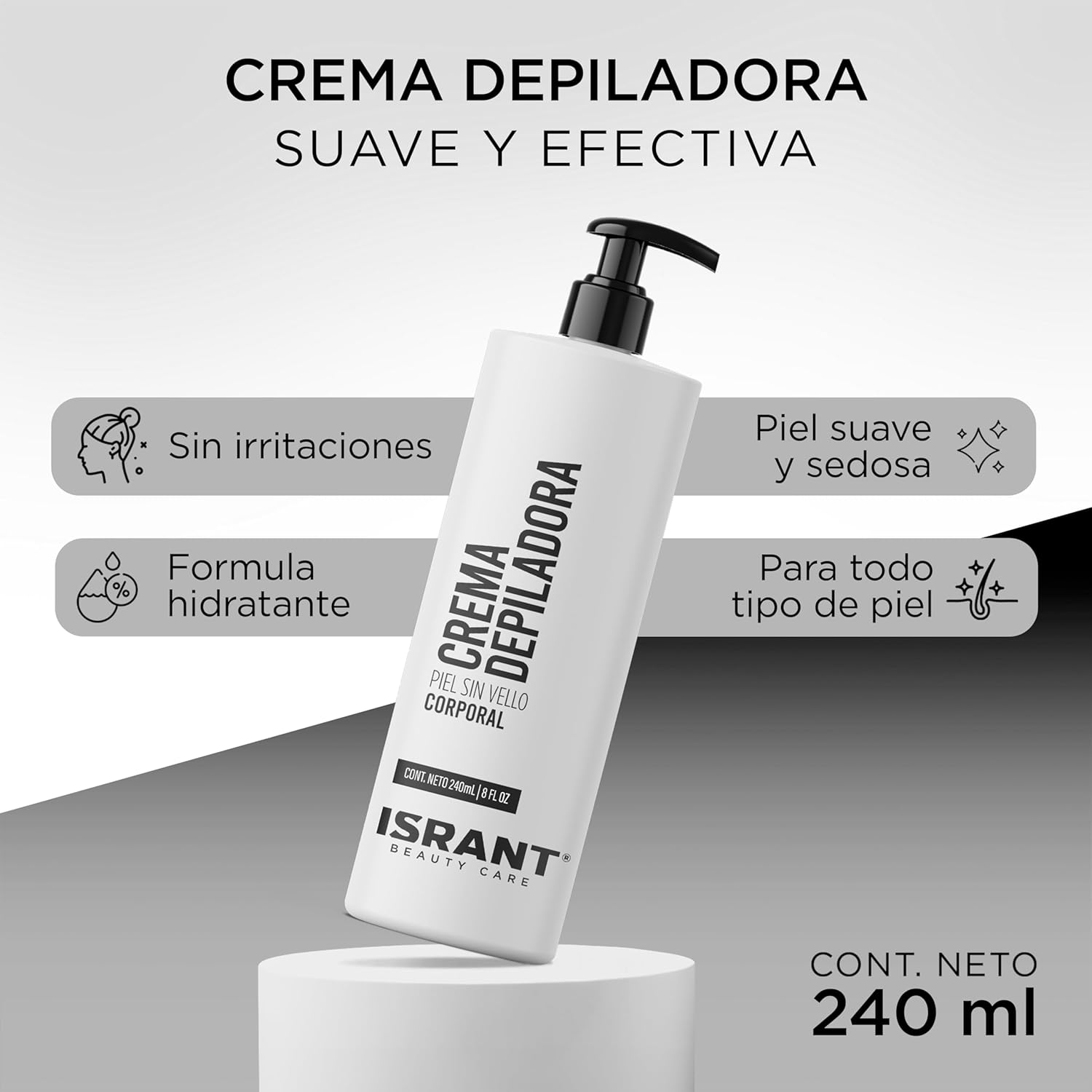 Crema Depiladora Corporal ISRANT®