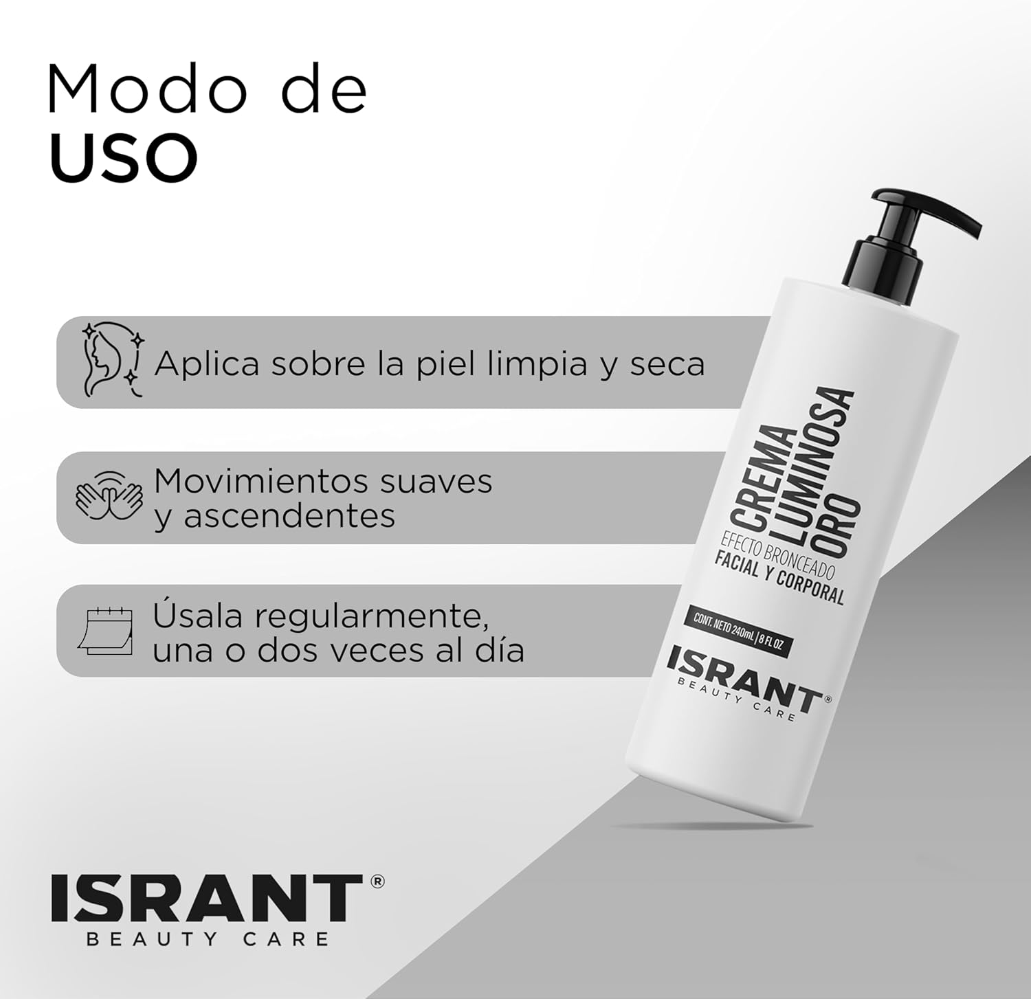 Crema Luminosa Oro Efecto Bronceado ISRANT®