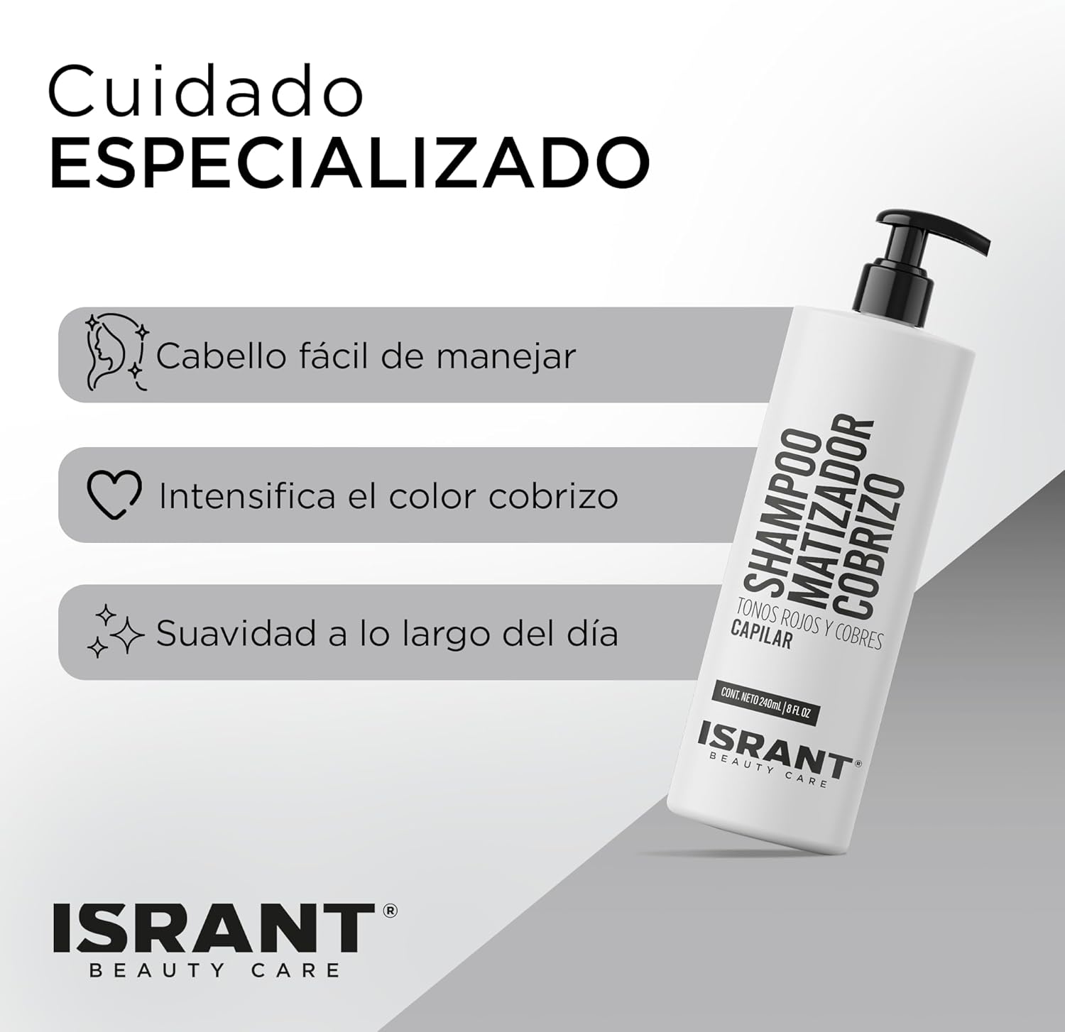 Shampoo Matizador Cobrizo ISRANT®