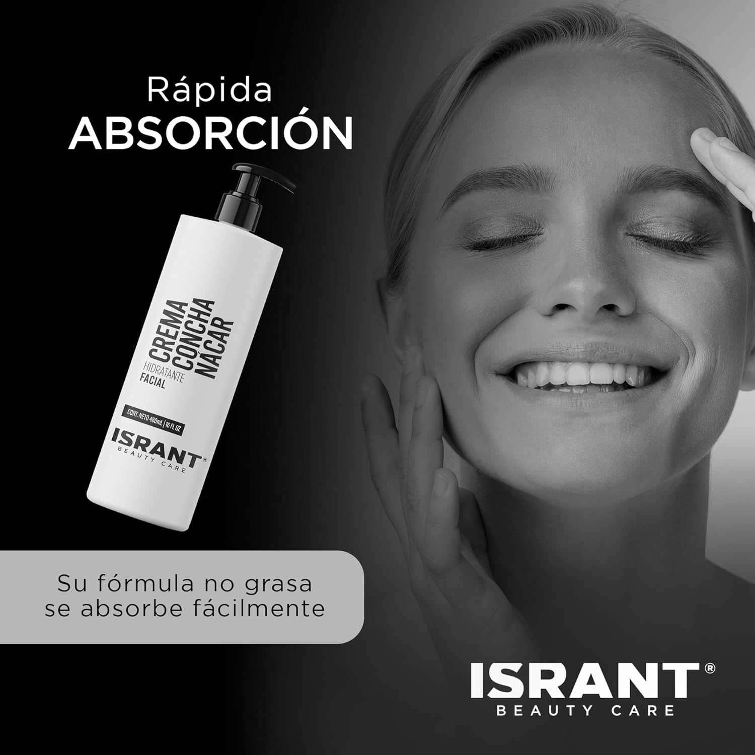 Crema Facial Concha Nacar ISRANT®