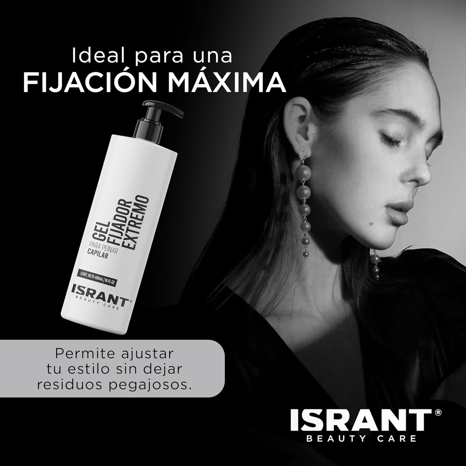 Gel Fijador Argán Extra Fijación ISRANT®