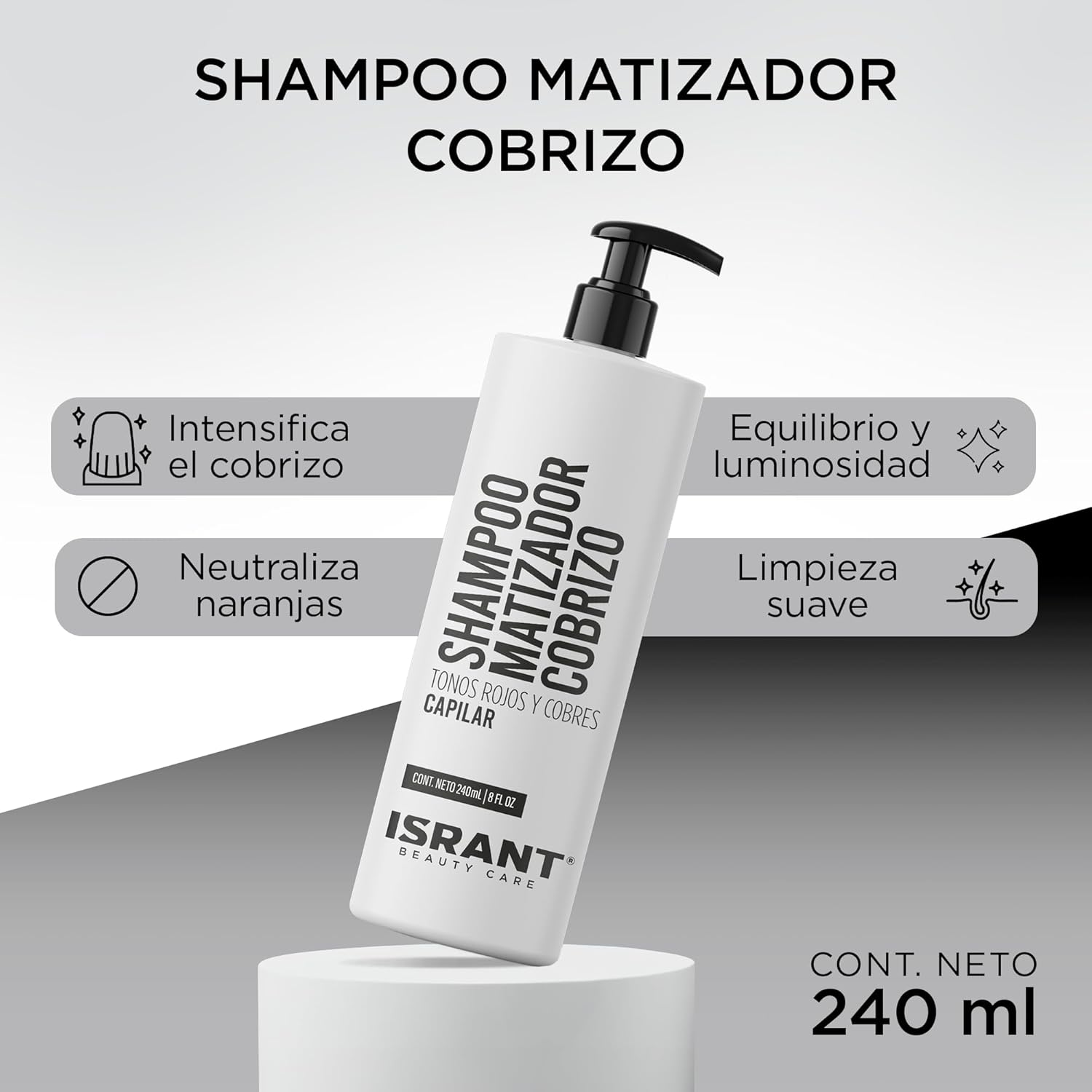 Shampoo Matizador Cobrizo ISRANT®