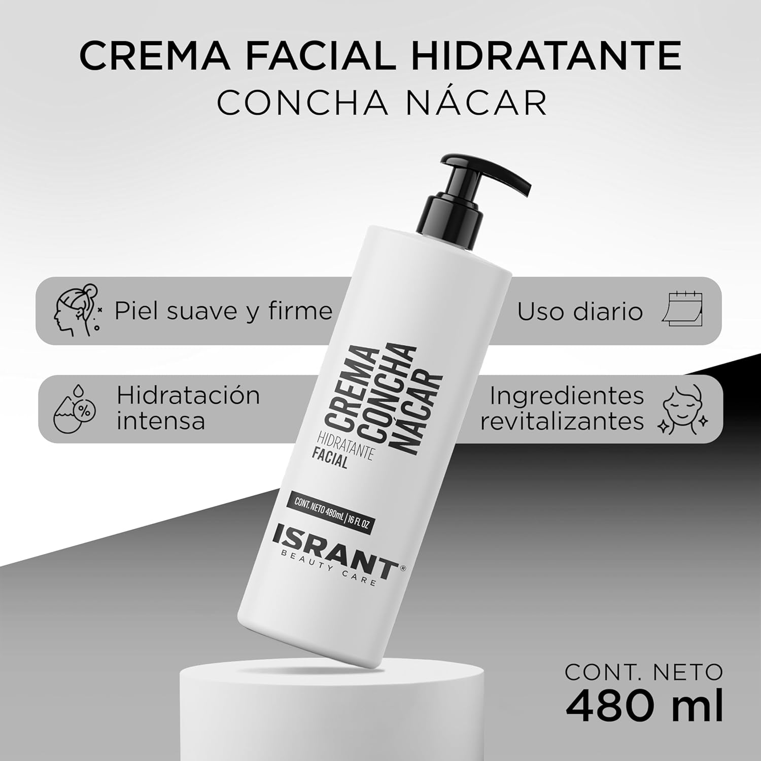 Crema Facial Concha Nacar ISRANT®