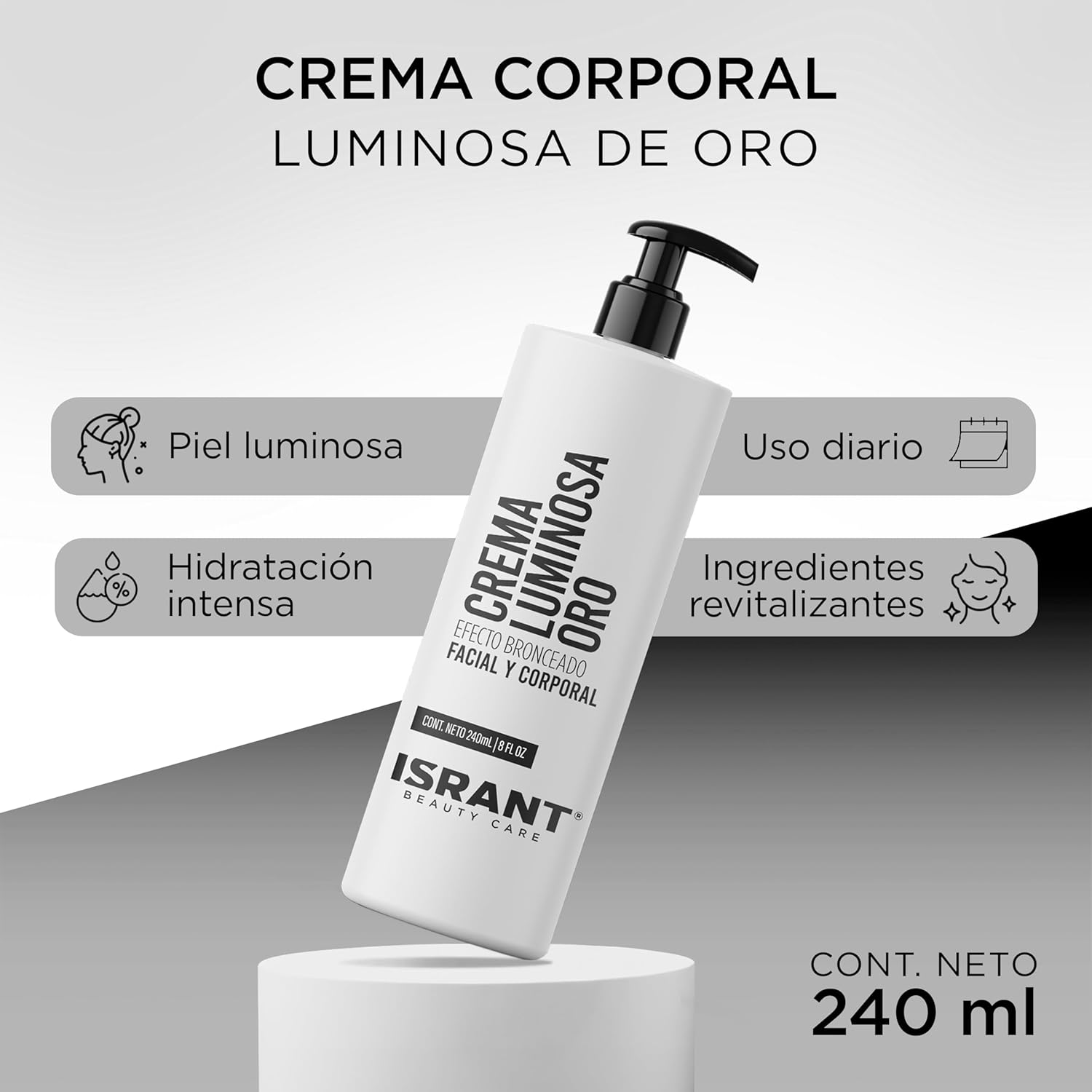 Crema Luminosa Oro Efecto Bronceado ISRANT®