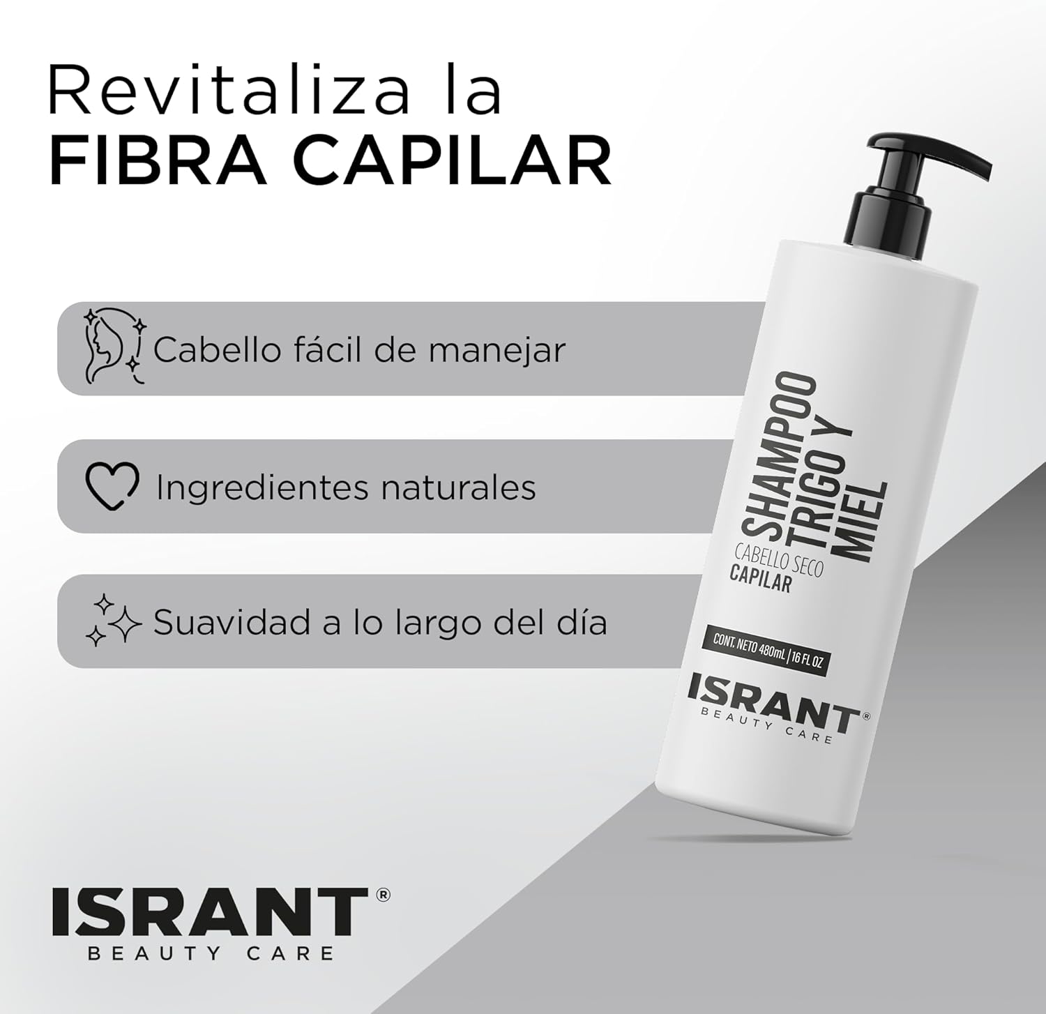 Shampoo Trigo y Miel ISRANT®