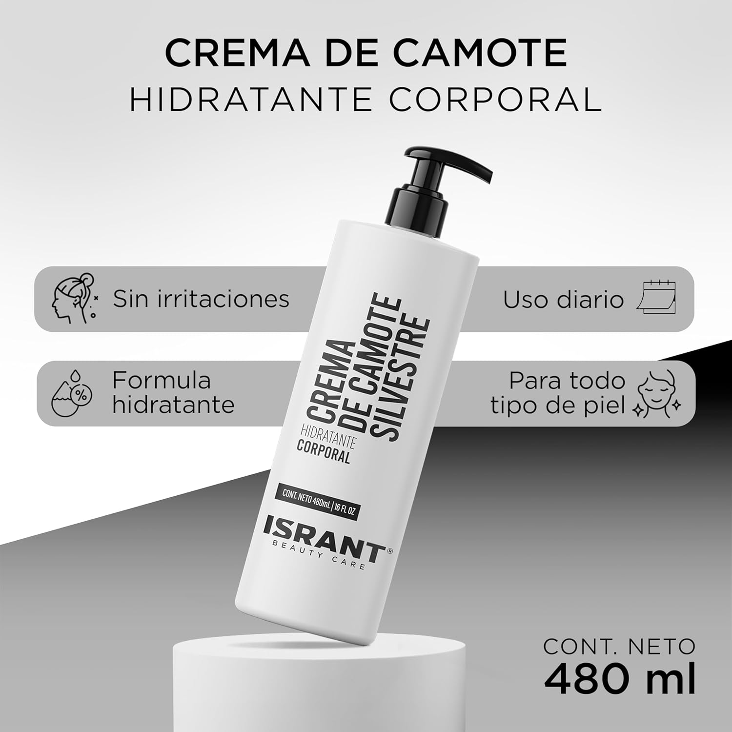 Crema de Camote Silvestre ISRANT®